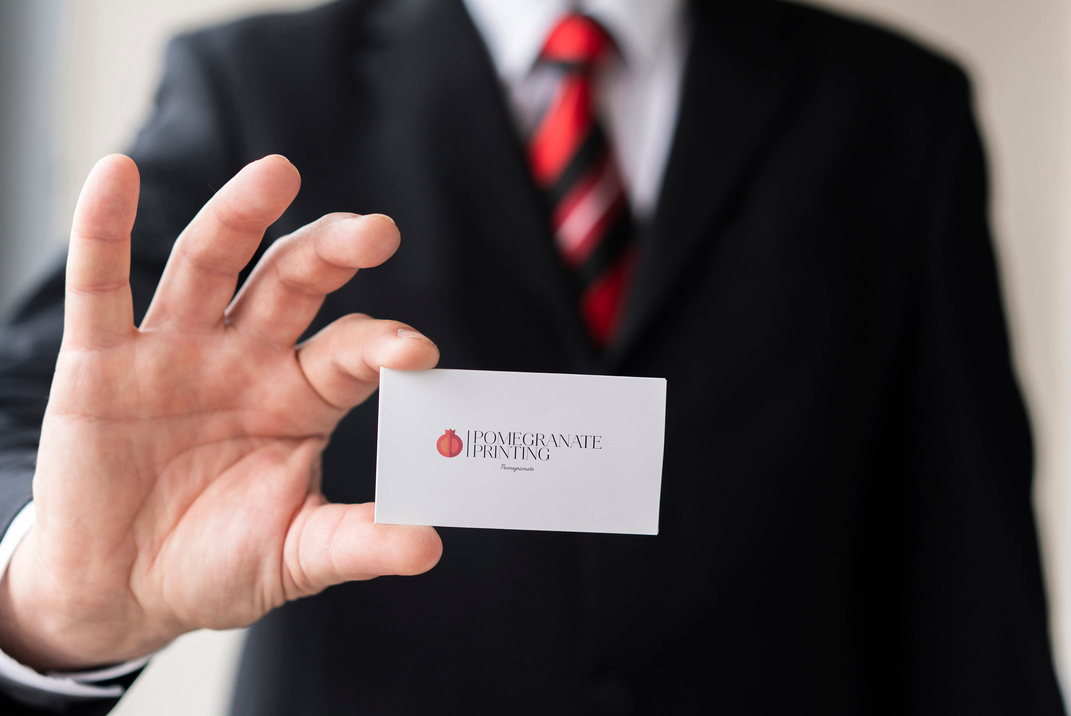 deluxe matte business card