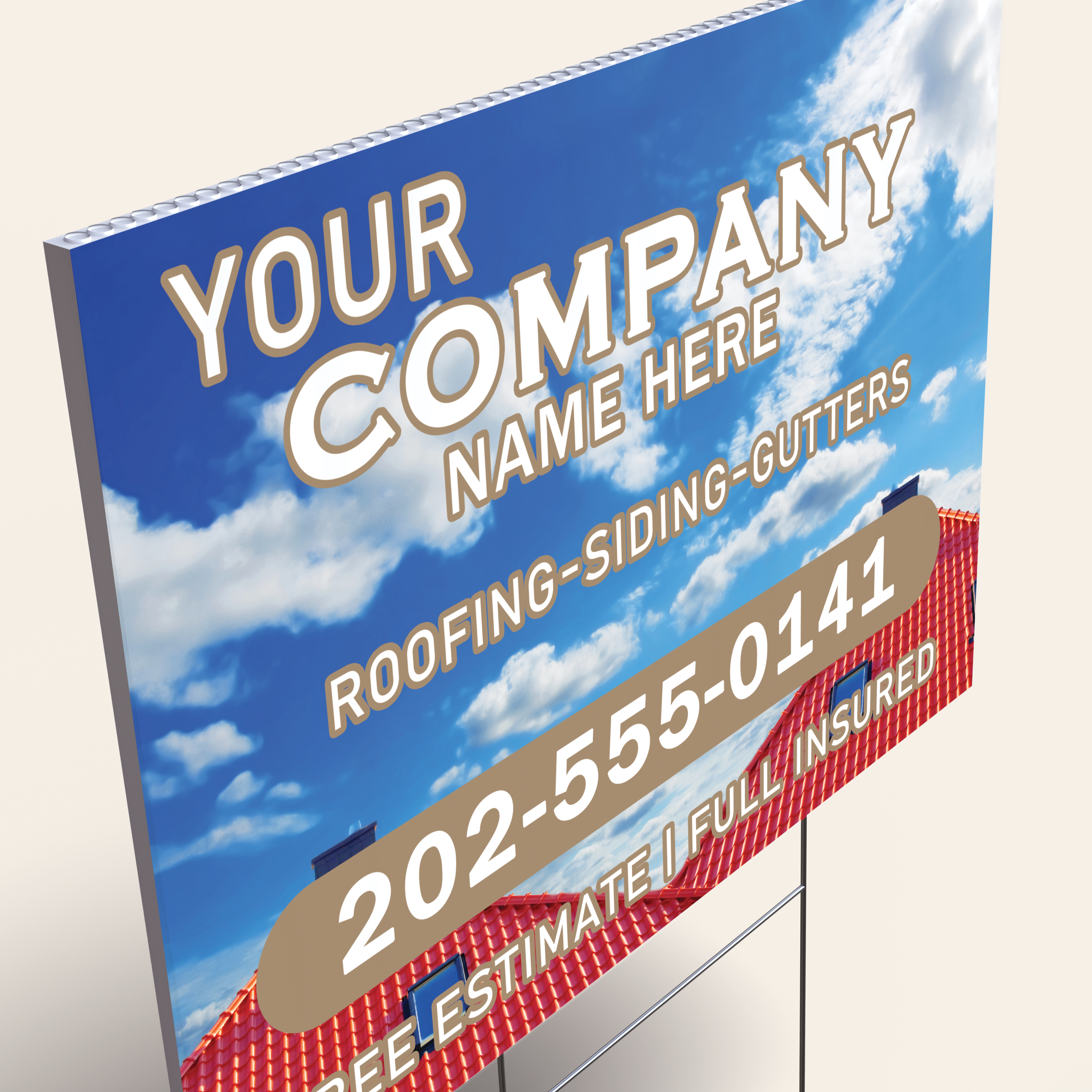 Roofing Yard Signs