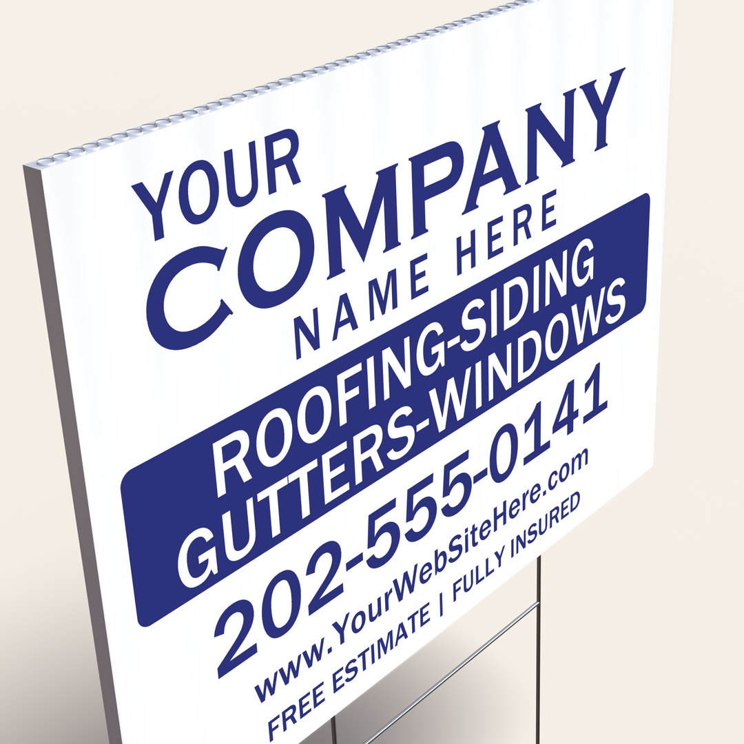 Roofing Yard Signs