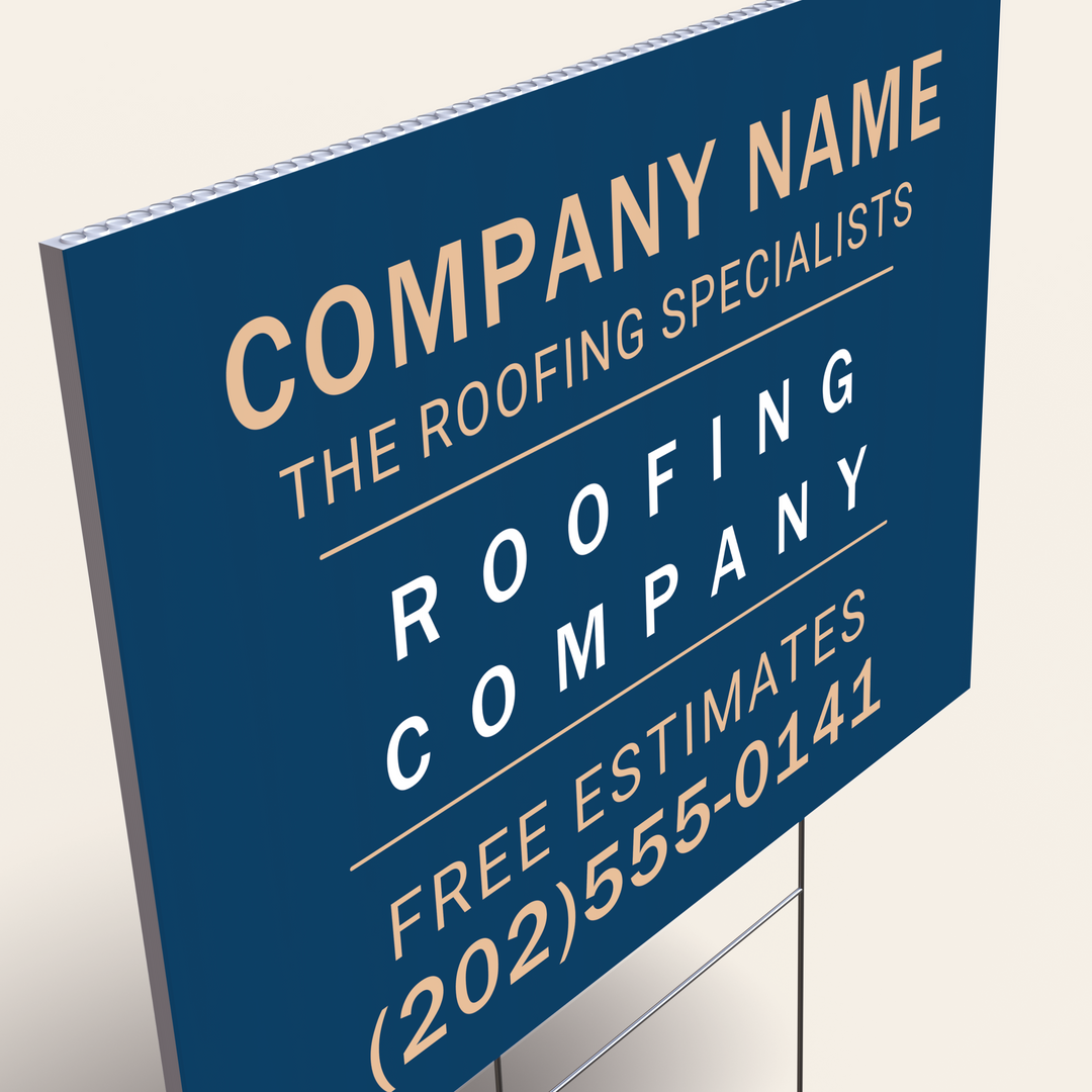 Roofing Yard Signs