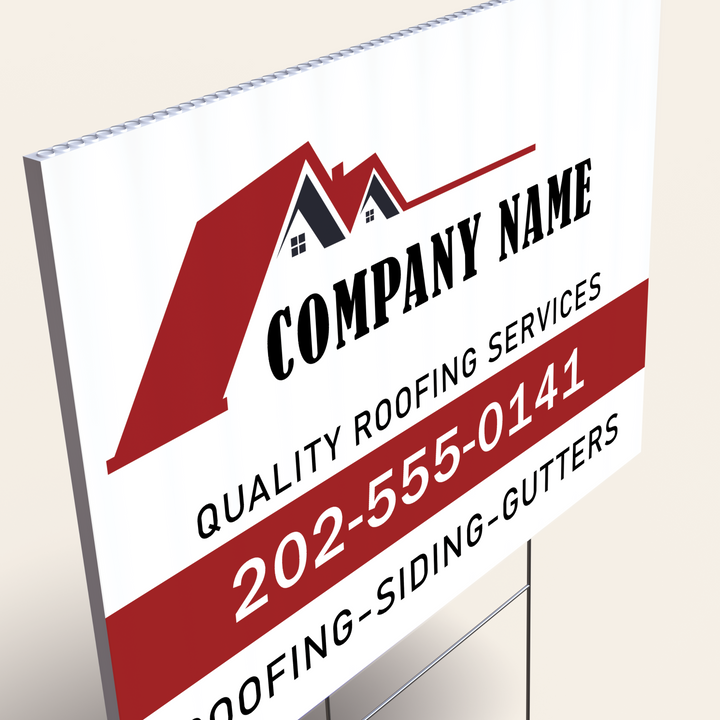 Roofing Yard Signs