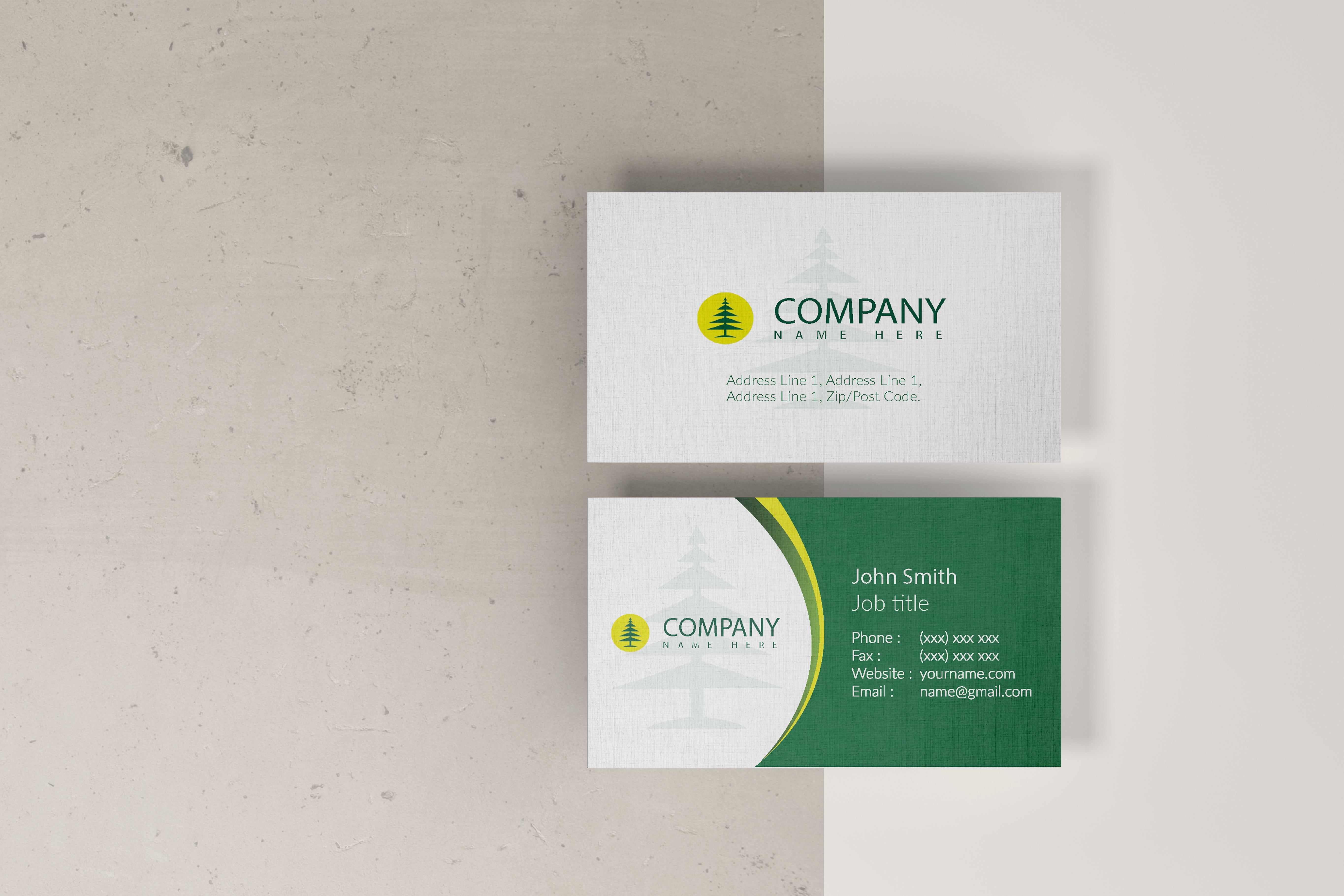 Premium Linen Business Cards