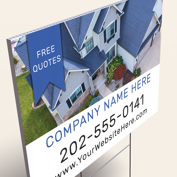 Roofing Yard Signs