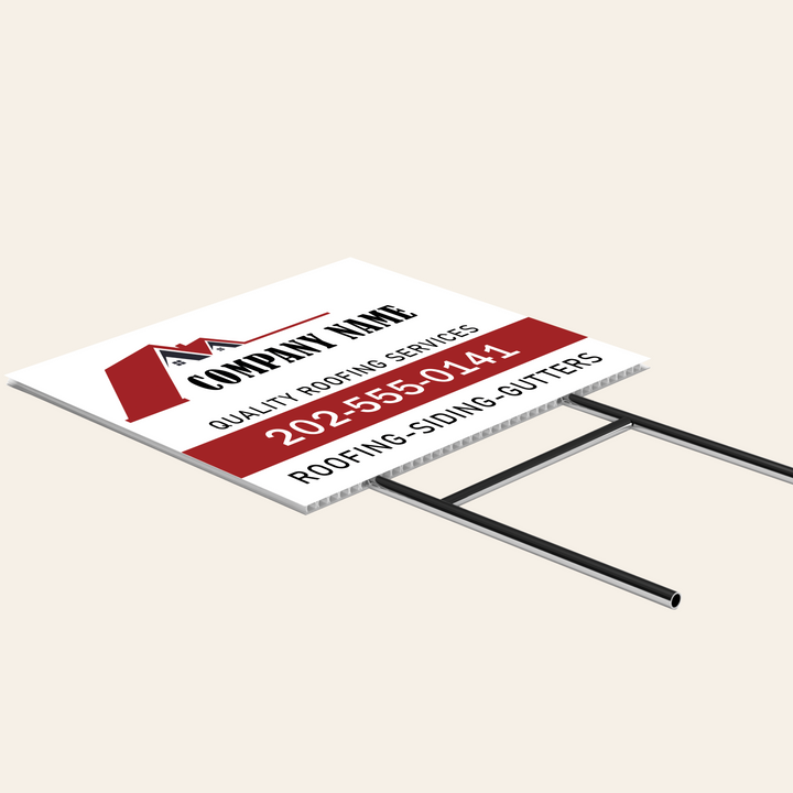 Roofing Yard Signs