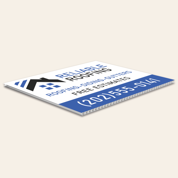 Roofing Yard Signs