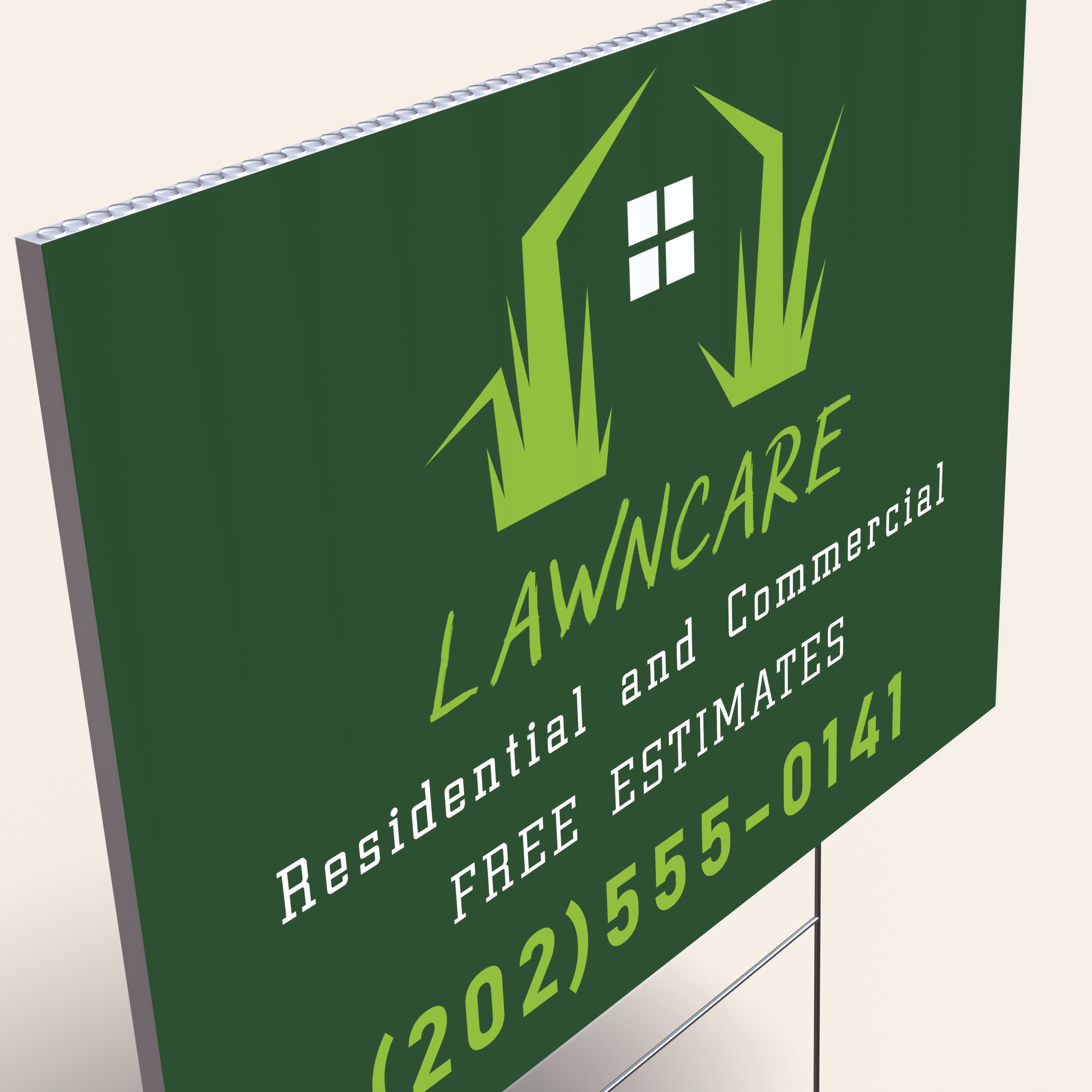 lawn care yard signs design templates 