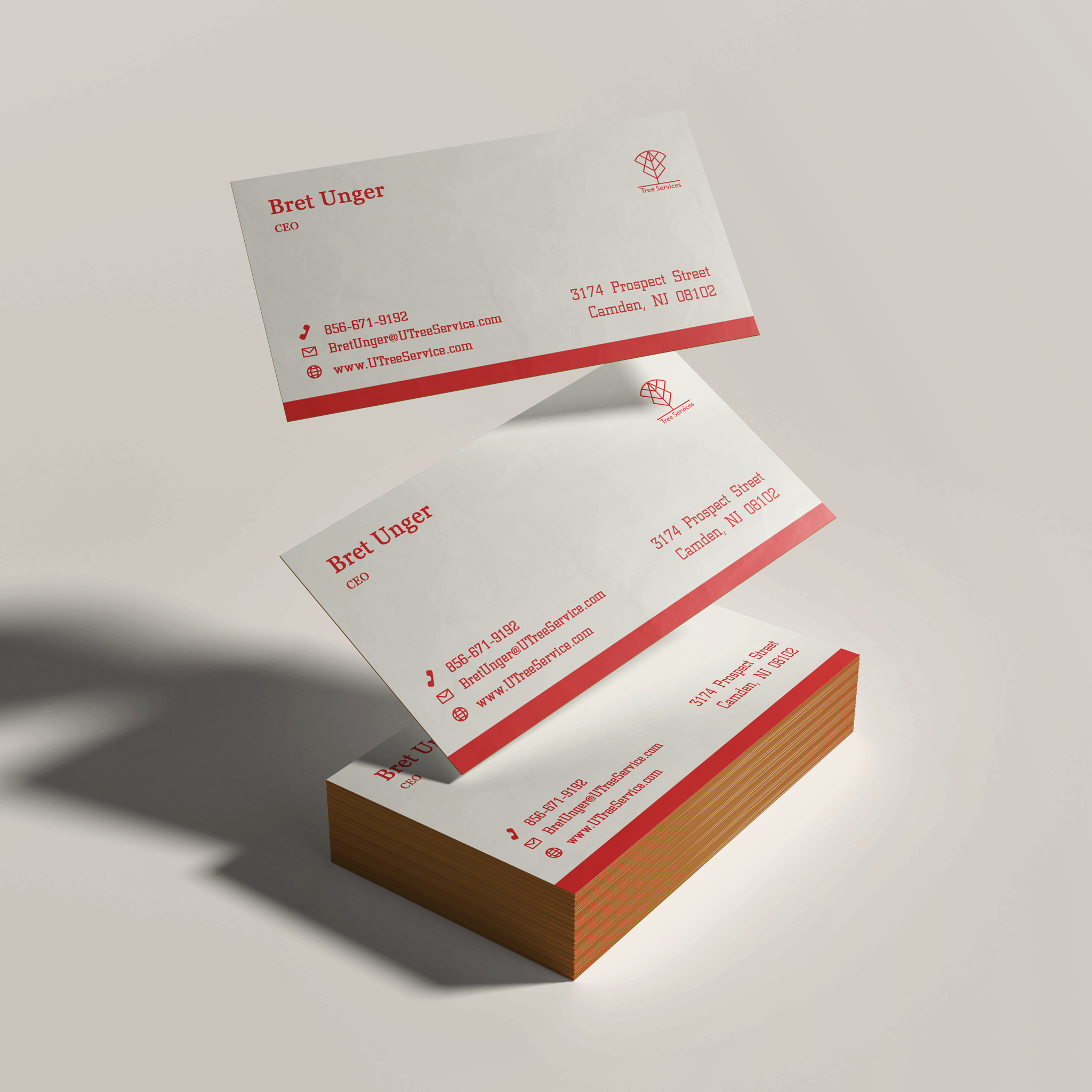 2.5 x 2.5 32pt uncoated painted edge business cards 